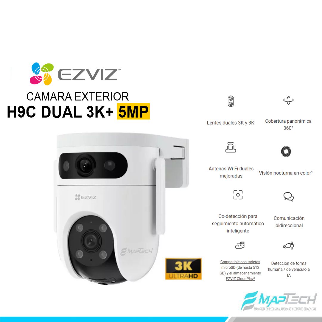 CAMARA DOBLE LENTE H9C 3K EZVIZ - Imagen 2
