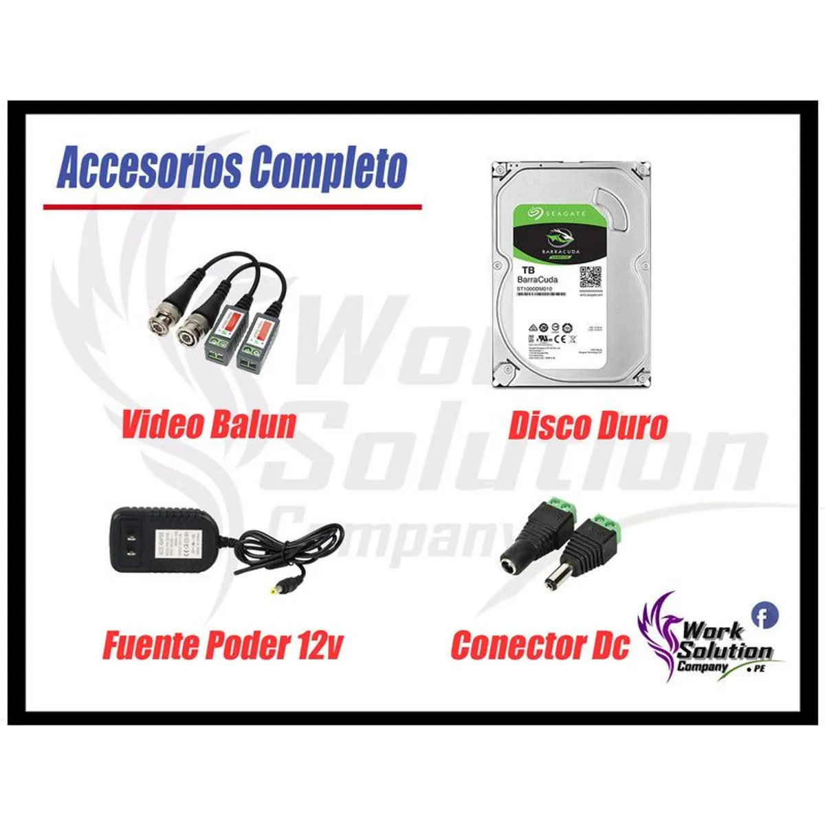 Kit 4 Cámaras de Seguridad Audio Incorporado 2mp Disco 1tera Completo CCTV - Imagen 2